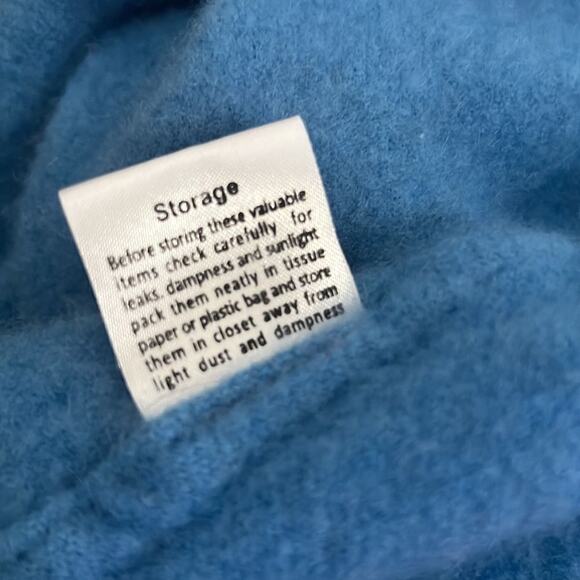 CASHMERE BOUTIQUE 100% CASHMERE ROBE SIZE S/M - Picture 6 of 7